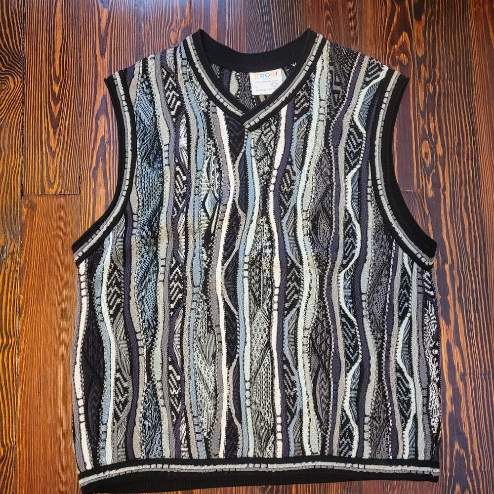 Authentic Coogi Sweater Vest size Large